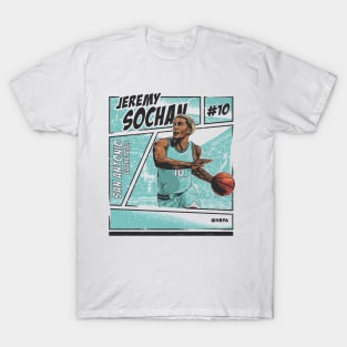 Jeremy Sochan San Antonio Comic T-Shirt